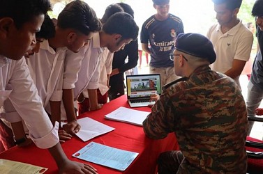  Indian Army takes initiative to motivate Tripura's Youth for Agnipath scheme. TIWN Pic May 15