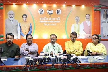 BJP organized a press meet. TIWN Pic July 25