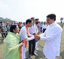 CM Manik Saha in Bihar Election campaigning for BJP. TIWN Pic Oct 18