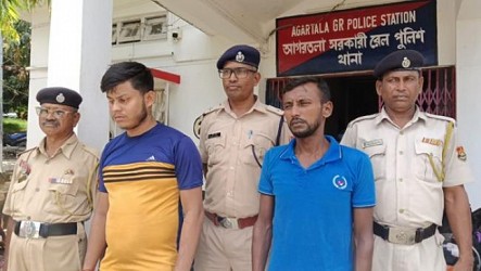 2 human traffickers arrested by Railway Police. TIWN Pic July 26