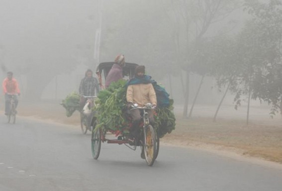 Winter wave affects normal life