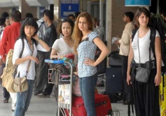Surge of foreign tourists in north east