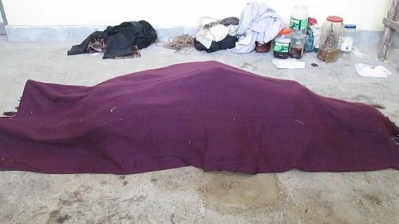Husband strangualted his wife at Bagma :  Police arrest the accused
