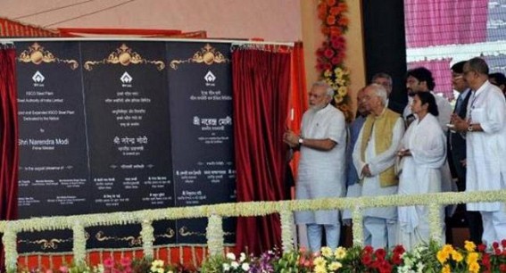 Modi bats for 'Team India' of centre and states : Modi thanks Tripura for land swap bill