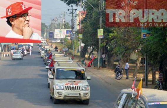 BBIN criticizes NH-44's pathetic State: Manik Sarkar's 'golden era' takes beating, CM Manik continue 'DEVELOPMENT' lies in election rallies