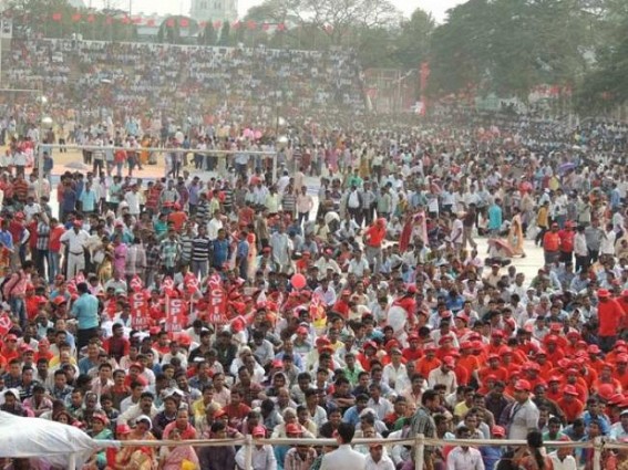 Commuters suffer for CPI (M)â€™s rally : Massive disruption of public life at Agartala