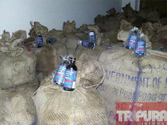 Contraband items seized at Choraibari 