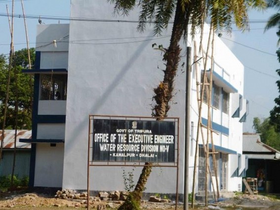 Kamalpur: Water Resource division merged into corruption: Contractors selling old bricks using low standard bricks in irrigation canal: Authority reluctant to supervise