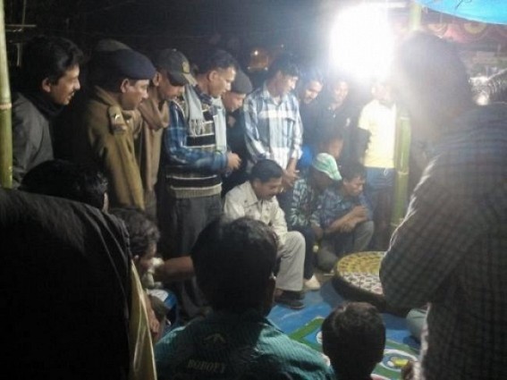 Gambling continues in many parts of Santirbazar Sub Division