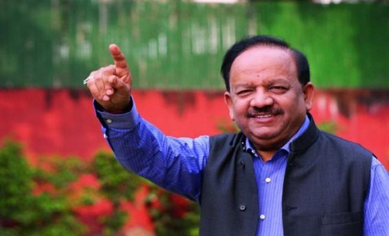 Union Minister Dr. HarshaVardhan arrives on September 20
