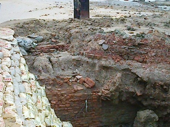 Historical remains dug out in Udaipur
