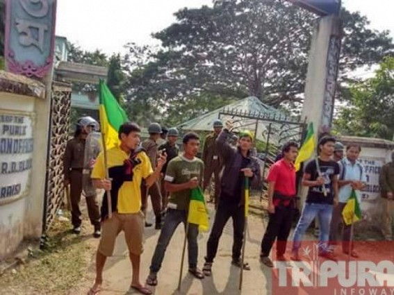South Tripura : IPFT's 'hill bandh' observed under tight security 