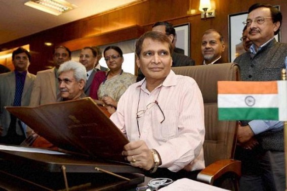 BG conversion: Suresh Prabu reviews work, BG passenger train enter Agartala on  2016 
