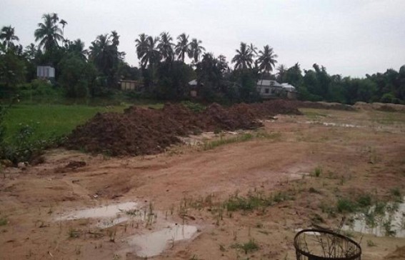 Filling up agricultural lands and water sources in Udaipur affecting the environment