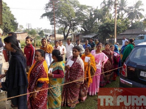 Kamalpur: CPI-M cheers â€˜vote festivityâ€™, Congress and BJP claimed the voting â€˜mere showâ€™
