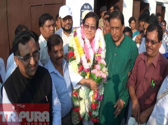  PCC Chief Birajit Sinha released from Jail, holds mass gathering