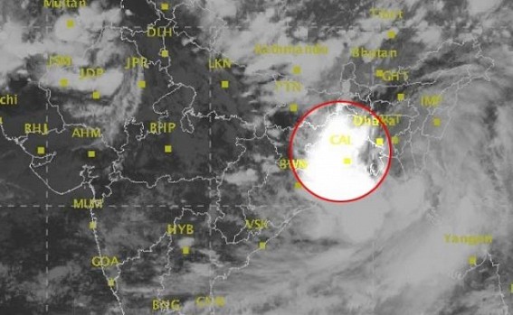 Agartala reels from â€œKomenâ€ effect