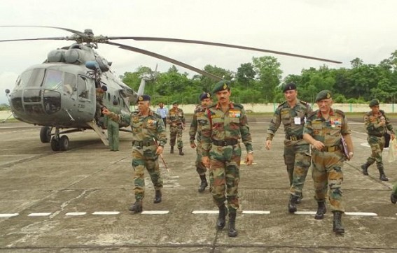 Army chief visits northeast for security review :  Rajnath warns ultras after NE CMs meeting; India to intensify cross-border strikes against NE militants