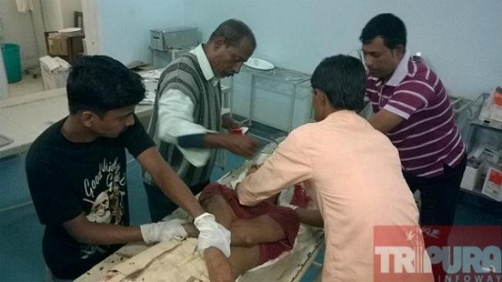 Two minors seriously injured in a road mishap