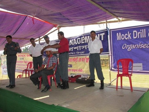 Mega mock-drill on natural disaster management staged
