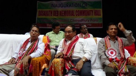 Khowai Boys Hostel inaugurated by Agriculture Minister