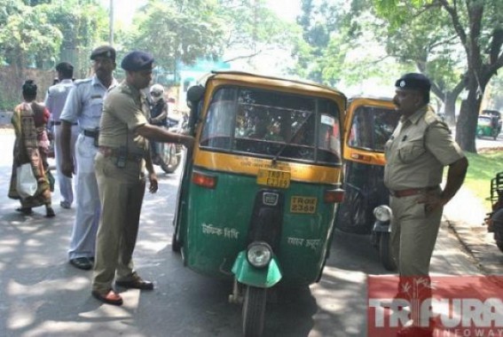 HCâ€™s order violated: Auto carrying more than three passengers, regular vigilance maintained to curb the violation, Traffic SP talks to TIWN