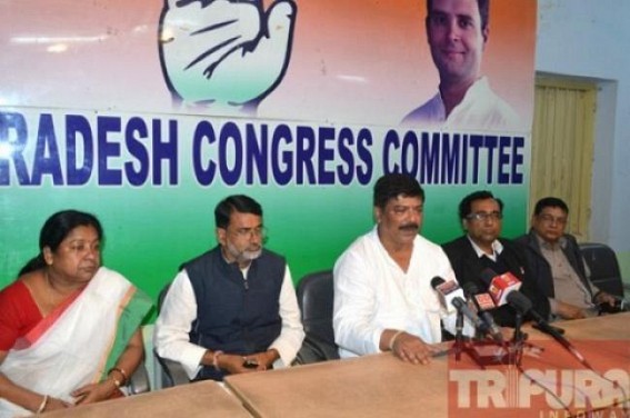 Khowai District Congress Committee boycotts Khowai NP election, PCC holds press meet