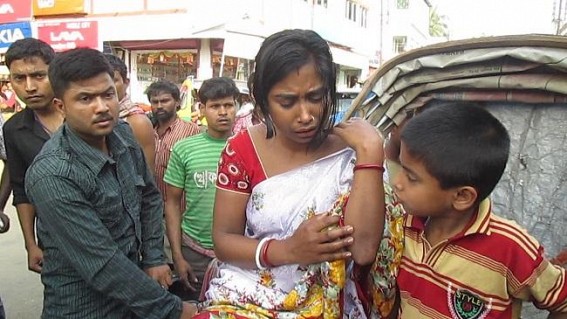 Udaipur : Domestic violence lead house wife jump from running motor-bike