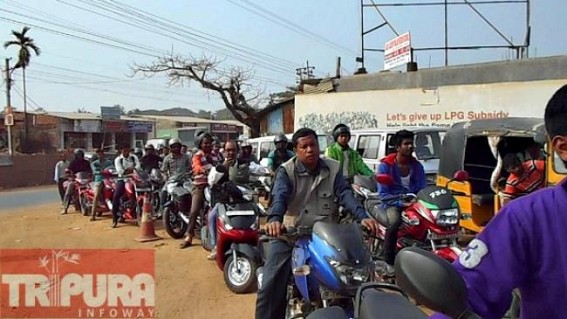 Udaipur yet again hits with petrol crisis 