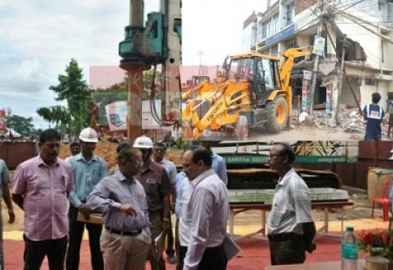 AMC's unscientific and half done Eviction drive for flyover land acquisition : 'construction work unable to progress', Flyover project head talks to TIWN