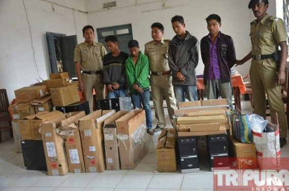 Udaipur: Four arrested in allegation of stealing computers from school 