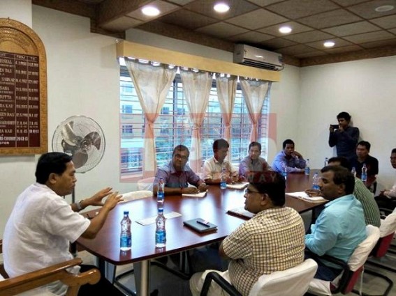 Railway Dept agreed to construct alternative route at Bishalgarh 