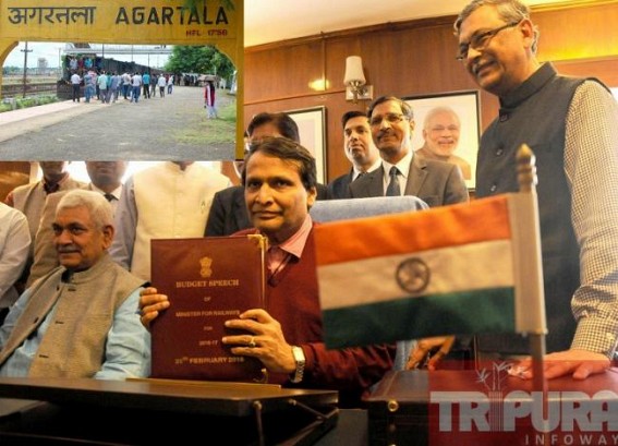 Railway Budget 2016 : Suresh Prabhu to present his 2nd Railway budget today, expectations high for Northeast, Tripura; NFR continue to suffer from blockades