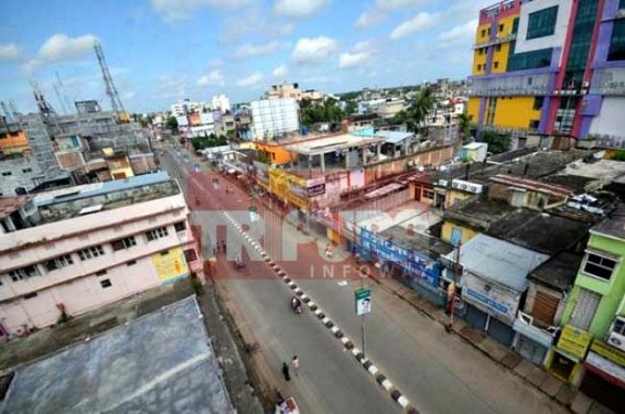 Shutdown cripples life in Agartala 