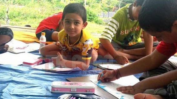 Sit & draw competition organized with the theme of Modiâ€™s Swachh-Bharat-Abhiyan