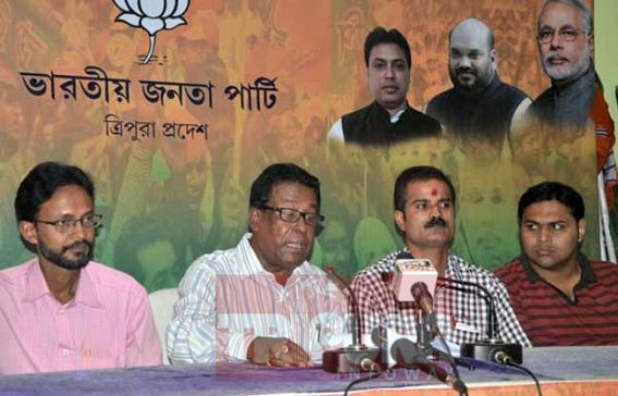â€˜Tripura Border roads are in pathetic shapeâ€™ : BJP