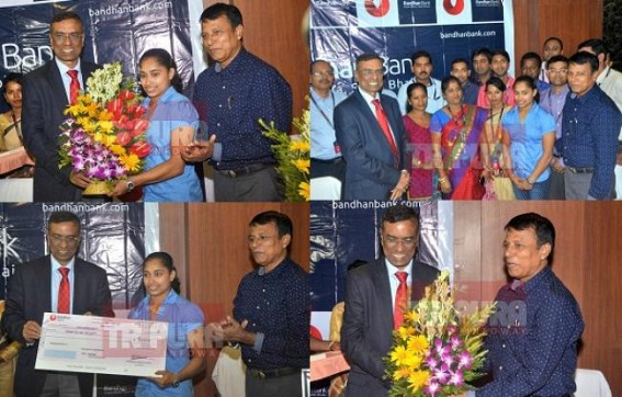 Bandhan Bank gifts Dipa Karmakar Rs. 5 Lakhs : Manik Sarkarâ€™s Govt yet to gift  Indiaâ€™s Pride even a single rupee :  â€˜It was my duty to honour stateâ€™s pride as Iâ€™m indebted to the soilâ€™: Bandhan Bank CEO talks to TIWN