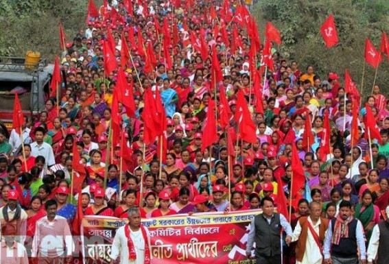 VC Election : Kalacharra CPI-M candidates submitted nomination at Satchand RD Block 