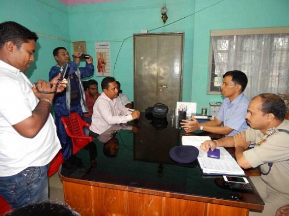 Increasing crimes hit North Tripura : 3 arrested for killing 61 years Old Woman, Addl SP held press meet