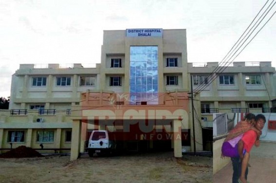 District Hospital lacks many basic facilities at Ambassa: Patients have to be shifted to the second floor on their own: No stretcher or wheel chair available