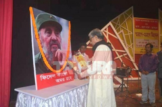 Manik Sarkar's long lectures on 'Anti-US', 'Anti-Capitalism' policy continues : Tripura suffering from massive crisis, Sarkar picks up a small terrorist sponsored country Cuba to boost as Americaâ€™s â€˜Threat' 