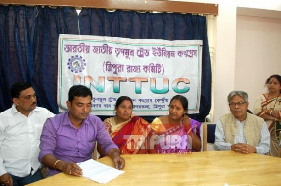 INTTUC holds press meet, demands justice for a rape victim 