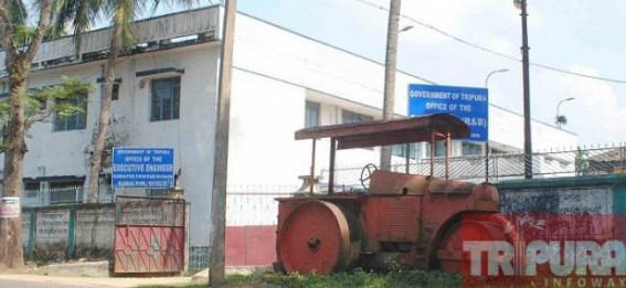 PWD(R&B) reluctant about quality work: Random embezzlement and degraded work gripped the NEC road