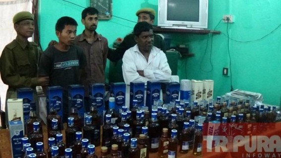 Police seized foreign liquor from Kalyanpur  