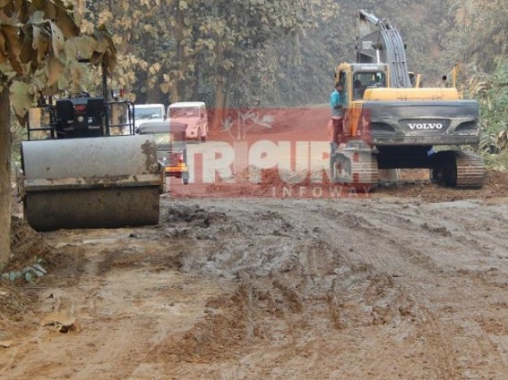 Deplorable condition of NH 44 in Assam part continuous  