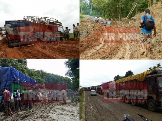 Tripura has buffer stock for 55 days, dilapidated National Highway has spiked up worries over the supply of food grains in State, officials fear shortage of commodities if the situation persist : Food and Civil Supplies Director talks to TIWN  