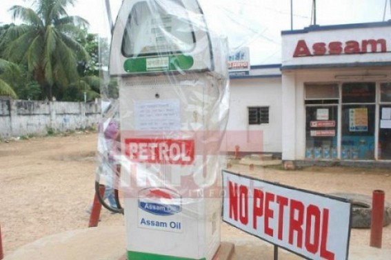 Manipur mess chokes fuel supply to Tripura, Mizoram