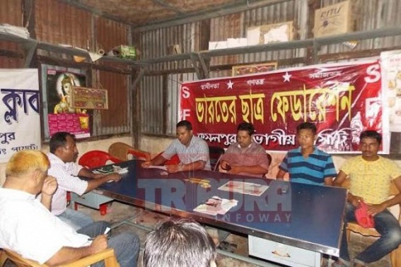Student beating at Degree College at Kamalpur:  CPIM ridiculously demanded of being beaten by BJP activists: Lodged complaint