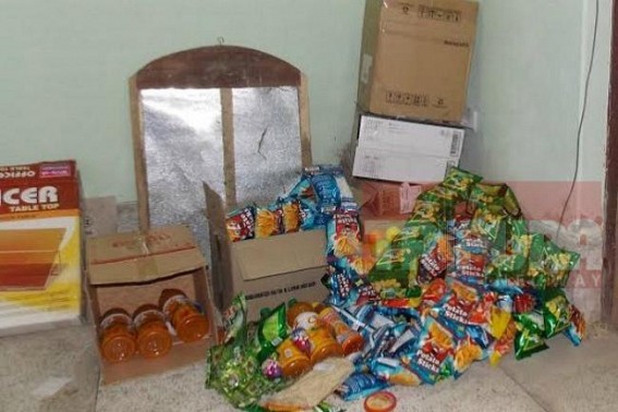 Kamalpur: Administration raided shops and ice-cream factories, Seized huge quantity grocery, drinks and junk foods 