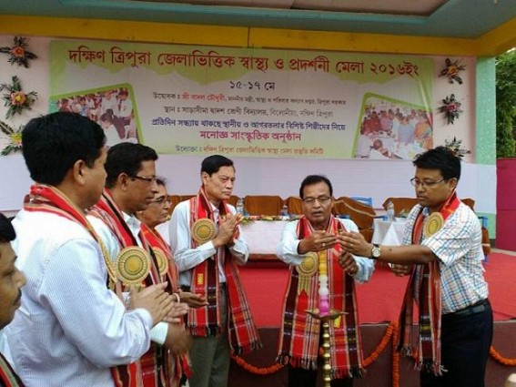 Belonia : Blood Bank Inauguration by Health Minister  